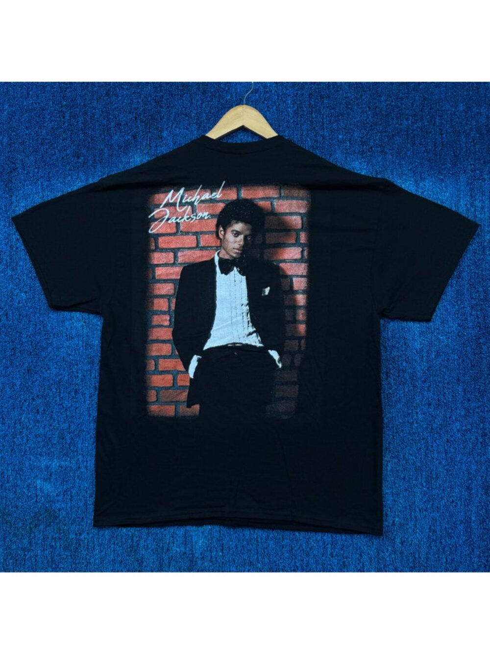 Michael Jackson Off The Wall Album Billie Jean Poster Tee XL - Picture 2 of 5